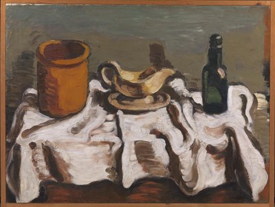 瓶罐、酱船和瓶子的静物画 作者 威廉·伦德斯特伦