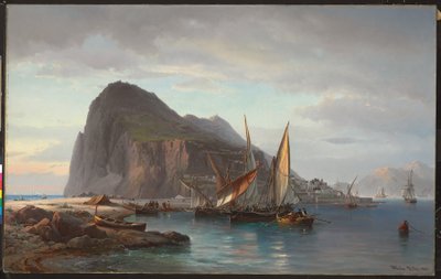 1880年从直布罗陀发货 作者 维尔赫姆·梅尔比（Vilhelm Melbye）