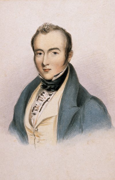 已故 W H MacNaughton 爵士，政治服务，c.1841（彩色平版印刷） 作者 文森特（后）爱