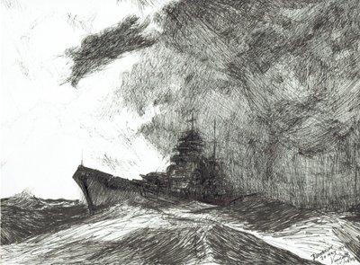 俾斯麦号脱离风暴，2002年 作者 文森特·亚历山大·布斯