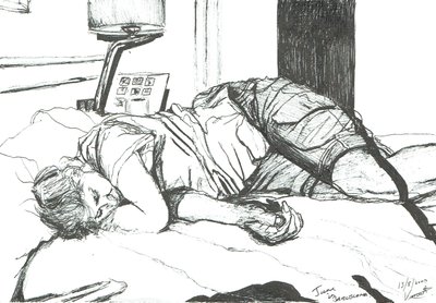 Jane asleep in Barcelona, 2002 作者 文森特·亚历山大·布斯