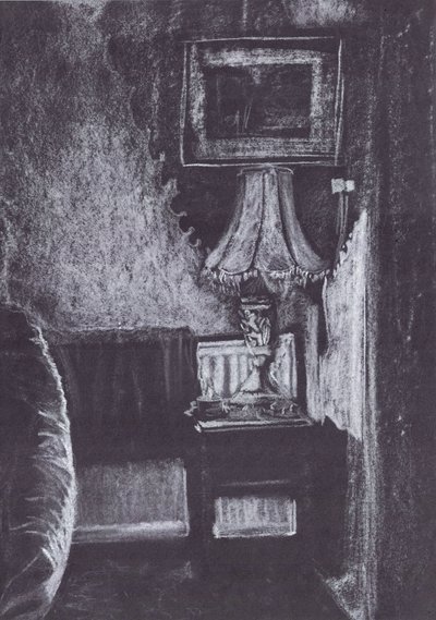Lamp lit up by candlelight 作者 文森特·亚历山大·布斯