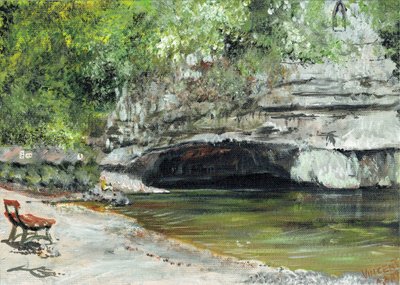 Resurgence of the river Douix-rue de la Douix, 2007 作者 文森特·亚历山大·布斯
