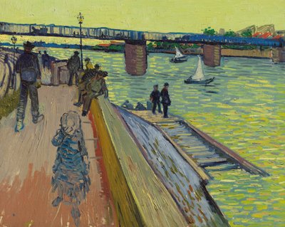 Trinquetaille桥，1888年。 作者 文森特·梵高