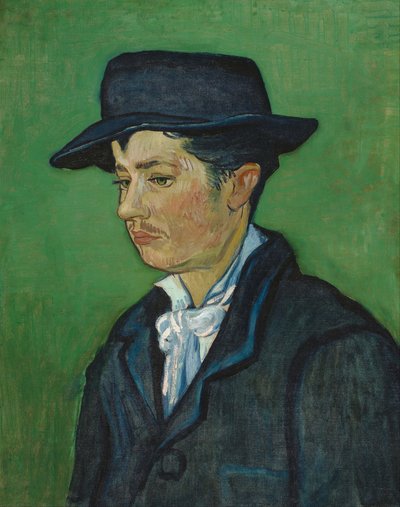 Armand Roulin的肖像，1888年。 作者 文森特·梵高