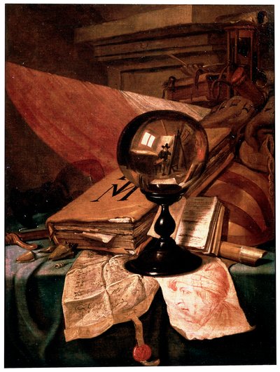 Vanitas》，17世纪 作者 文森特·劳伦茨·范德文尼一世