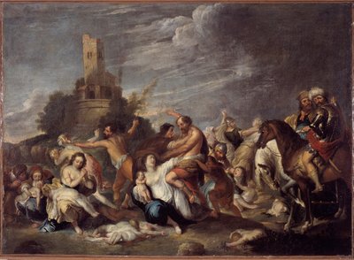 文森特·马洛（Vincent Malo，约 1600-1650 年）1634 年绘画的无辜者大屠杀 来自 Oratory San Silvestro，Genes Musei di Strada Nuova（ex Palazzo Bianco）基因 作者 文森特·马洛（Vincent Malo）