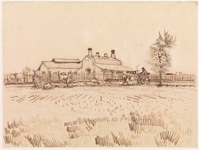 瓷砖厂，1888年 作者 文森特·梵高