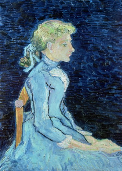 阿德琳·拉沃（Adeline Ravoux），1890年 作者 文森特·梵高