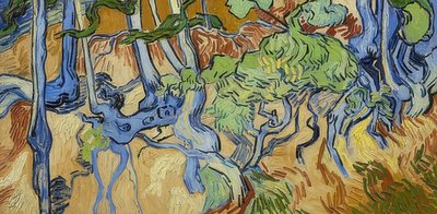 树的根。 1890年 作者 文森特·梵高