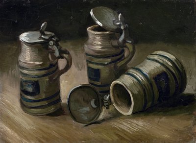啤酒啤酒杯 作者 文森特·梵高