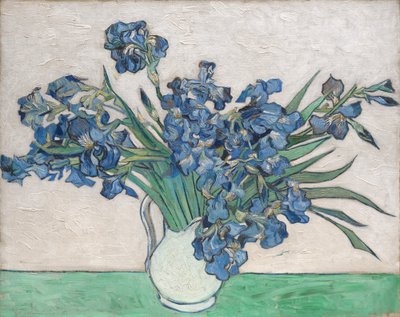 鸢尾花，1890年。 作者 文森特·梵高