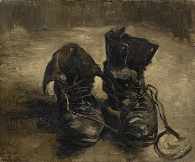 文森特梵高（1853-1890）的“”黑靴子“”或“旧鞋”。 1886. 文森特梵高博物馆。 阿姆斯特丹。 作者 文森特·梵高