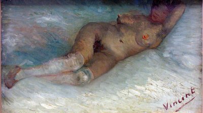 文森特-梵高（1853-1890）1887 年的画作 "Nu couche"（卧姿裸体） kroller-muller 博物馆 奥特罗，巴斯地区 作者 文森特·梵高