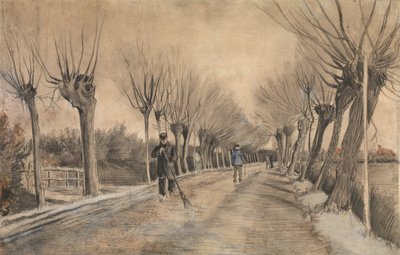 埃顿的道路，1881年。 作者 文森特·梵高