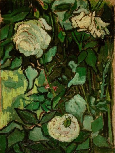 玫瑰和甲虫 作者 Vincent van Gogh