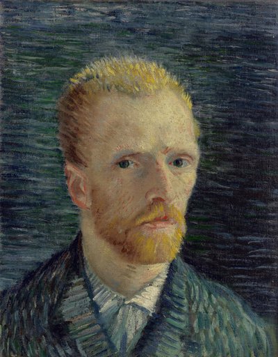 Self-Portrait par Gogh, Vincent, van (1853-1890). Oil on canvas, size : 42,2x34,5 作者 文森特·梵高