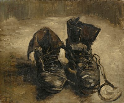 鞋子，1886年 作者 文森特·梵高