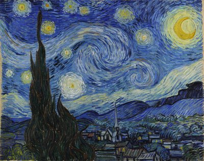 星夜 作者 文森特·梵高