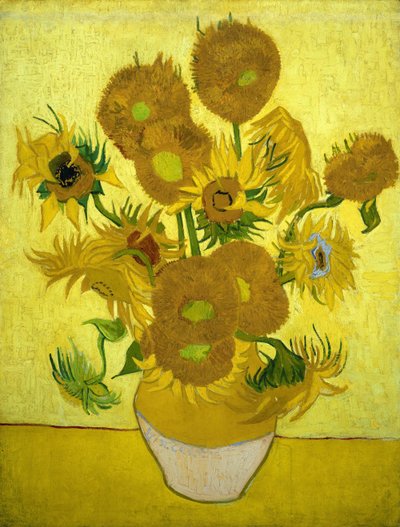 向日葵花 作者 Vincent van Gogh