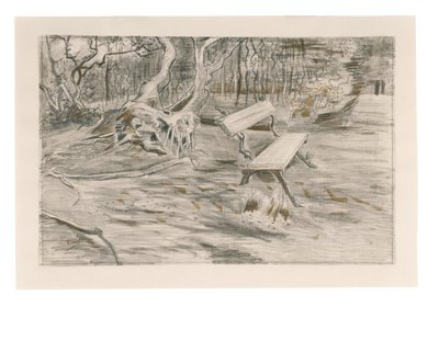 长凳，1882年 作者 文森特·梵高