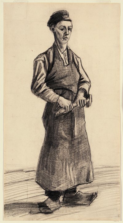 铁匠的男孩，1882年 作者 文森特·梵高