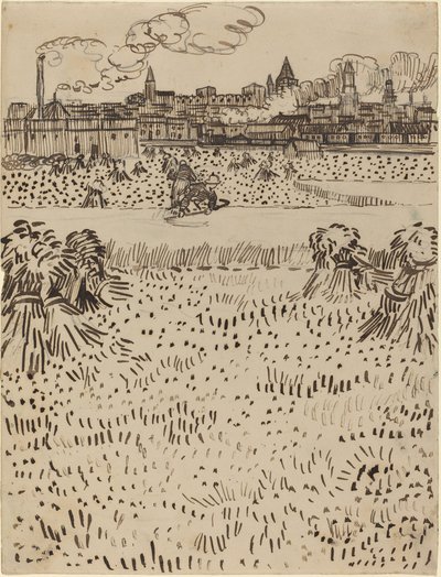 收获》，1888年。 作者 文森特·梵高