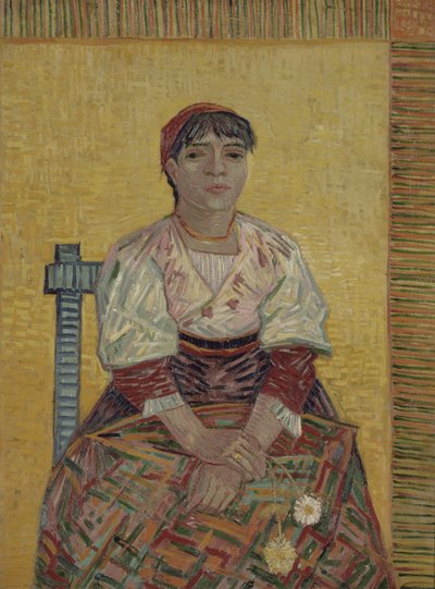 意大利女人，1887年 作者 文森特·梵高