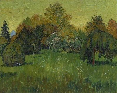 诗人的花园，1888年 作者 文森特·梵高