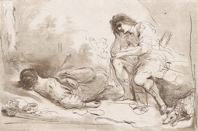 Cephalus and Procris, 1764-98. 作者 文森齐奥·万格利斯蒂