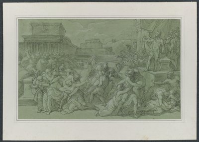 Sabines的强奸案c。 1820年。 作者 文森佐·卡姆奇尼