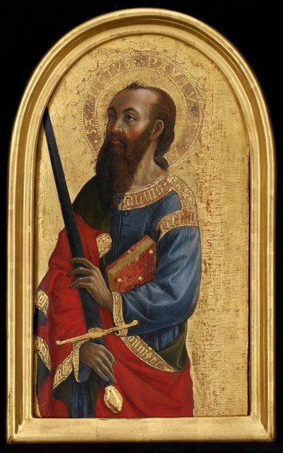 圣保罗，1450-60（面板上的蛋彩画） 作者 文森佐·福帕（Vincenzo Foppa）
