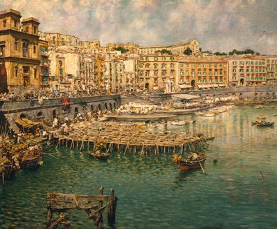 圣卢西亚在那不勒斯 作者 文森佐·米利亚罗（Vincenzo Migliaro）