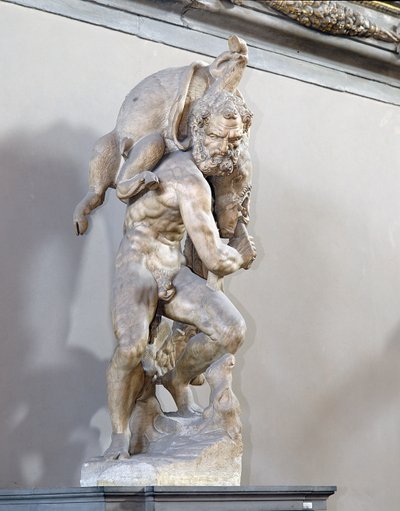 Hercules，Salone dei Cinquecento（大理石）的劳动力 作者 Vincenzo di Raffaello de