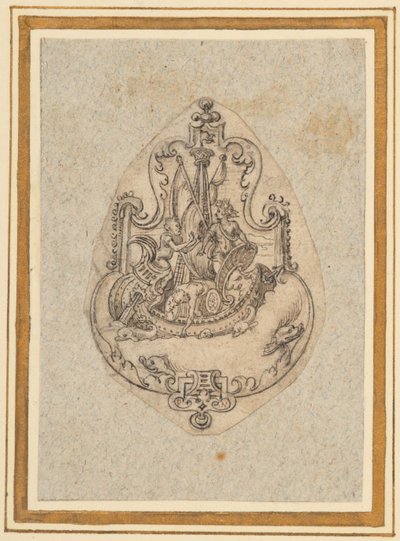描绘海上巴克斯的吊坠设计 作者 维吉里乌斯·索利斯（Sir Virgilius）