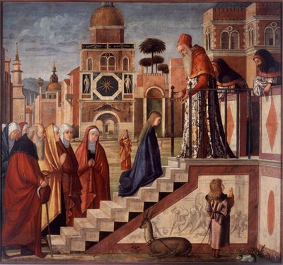 Presentation of the Virgin in the Temple 作者 维托雷·卡尔帕乔