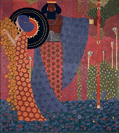 公主与战士一千零一夜系列，1914年。 作者 维托里奥·泽钦