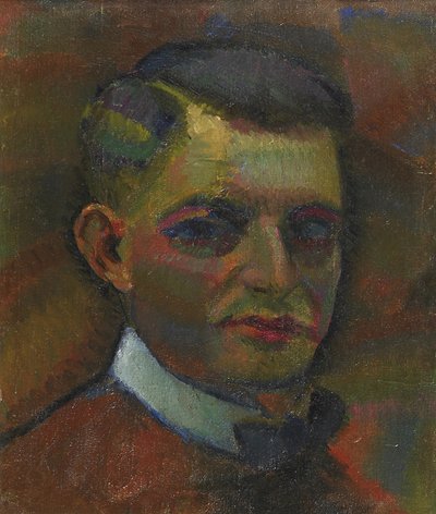 自画像 作者 Daniel Vladimir Baranoff Rossine