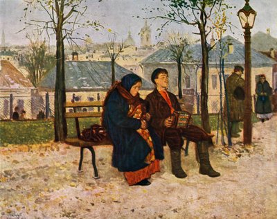 1965年在大道上（1886-1887）。 作者 弗拉基米尔·埃戈罗维奇·马科夫斯基