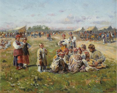 1882年的乡村博览会 作者 弗拉基米尔·埃戈罗维奇·马科夫斯基