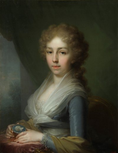 大公爵夫人的肖像伊丽莎白·阿列克谢耶夫娜1779-1826，1795年 作者 弗拉基米尔·卢基希·波罗维科夫斯基