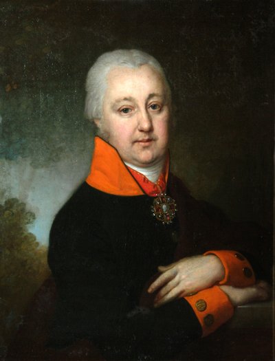 尼古拉·米哈伊洛维奇·雅科夫列夫的画像，1802年 作者 弗拉基米尔·卢基希·波罗维科夫斯基