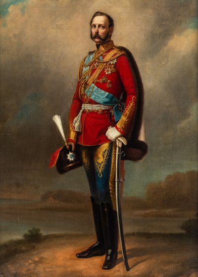 亚历山大二世皇帝的肖像 1818-1881年，19世纪下半叶。 作者 弗拉基米尔·瓦西里耶维奇·佩罗夫
