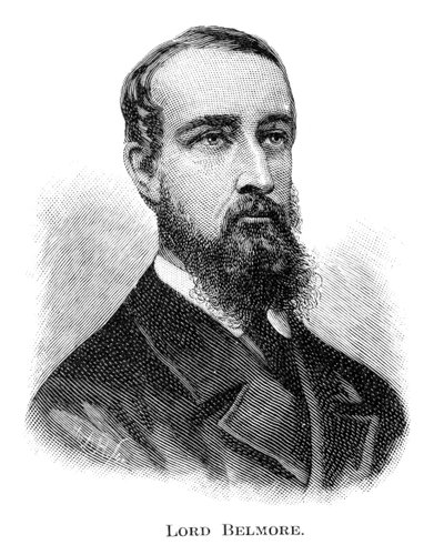 贝尔摩尔勋爵，新南威尔士州州长，1886年。 作者 西赫希曼