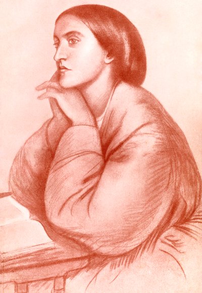 Christina Georgina Rossetti，英国诗人，1912年。 作者 WA曼塞尔