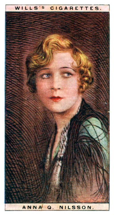 安娜·奎伦蒂亚·尼尔森1888-1974年，瑞典裔美国女演员，1928年。 作者 WD和HO遗嘱