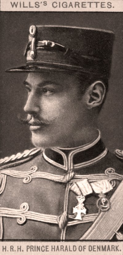 丹麦哈罗德王子殿下，1908年。 作者 WD和HO遗嘱