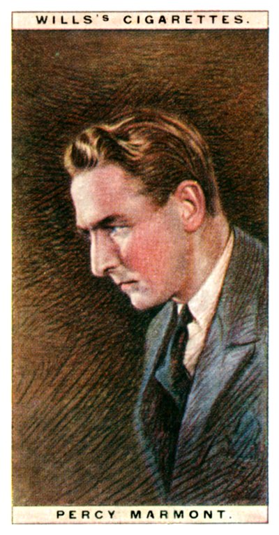 珀西·马蒙特（Percy Marmont）1883-1977，英国演员，1928年。 作者 WD和HO遗嘱