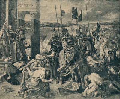 进入君士坦丁堡的十字军》，1840年，1935年。   作者 WF Mansell