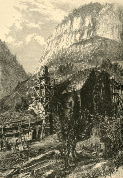 坎伯兰峡谷，从东方看》，1872年。   作者 WH莫尔斯
